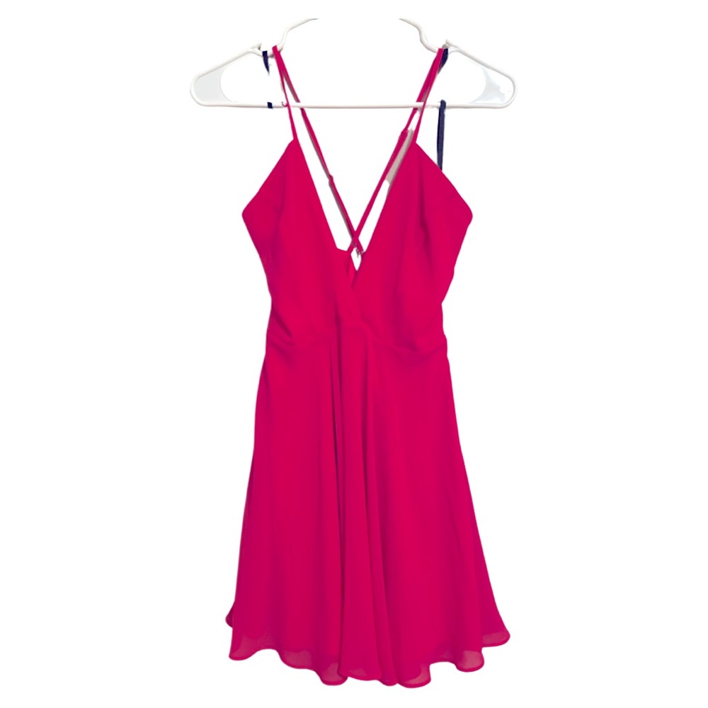 Hot Pink Mini Dress: Bebe Brand, Size 4